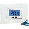 VEMER VE267100 KEO-B LCD - Termostato da Incasso per Caldaia con Display e Alime