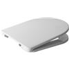 king seat Copriwater in Termoindurente, serie Clodia della Dolomite, Bianco con cerniere i