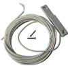 Roto Ts5366 - Elemento di contatto originale MVS, 6 m VDs C, colore: Bianco