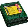 Bikain - Telo Impermeabile esterno - 3x5 metri - 120g/m2 Rinforzato - Occhielli