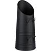 Relaxdays Contenitore Porta Carbone da Camino, Secchio per Pellet Caminetto, Sec