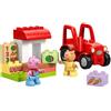 LEGO Costruzioni Trattore e mercato ( 18 pz ) DUPLO PEPPA PIG 24m+