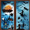 Vetrofanie Finestre Di Halloween Adesivi Stickers per Vetrine Riutilizzabili Dec