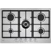 Candy CHG74WTX Piano cottura 75cm 5 fuochi a gas e griglia in ghisa - Inox