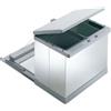 TECNOINOX Pattumiera Estraibile Sottolavello 2 Contenitori 10+10 Litri - Spazio