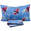 Hermet Lenzuola Spiderman completo letto Marvel una piazza e mezza puro cotone 100%