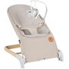 LIONELO Lilac Sdraietta Dondolo 2 in 1 Pieghevole per Neonati fino a 9 kg | Da 0 a 6 Mesi, Inclinazione Regolabile, Cinture a 3 Punti, 2 Giochi, Chiusura a Libro, Leggera 3,2 kg