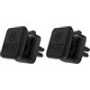 Celly Ghost Plus Supporto da Auto per Smartphone con Fissaggio Magnetico, Nero (Confezione da 2)