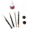 Kit Completo Pulizia Monete Matite Spazzola Scalpello Restauro Metal Detector