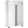 VEVOR Congelatore Commerciale 1382 x 800 x 2110 mm Congelatore Verticale a 2 Porte 1252 L in Acciaio Inossidabile con Sbrinamento Automatico, 6 Ripiani Regolabili, Controllo Temperatura -25 a -15°C