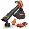 Powerplus Soffiatore a batteria Dual Power, POWDPGBVS1-40 V, 3 in 1: triturazione, bolle e aspirazione, velocità massima dell'aria 210 km/h, con batteria e caricatore