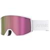 Atomic Salomon FOUR HD Maschera da sci e snowboard con colori ad alto contrasto, lenti a specchio, montatura Live Fit per un grande campo visivo, colore blu (Teal Blue)