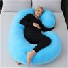 Cuscino per Dormire in Gravidanza Multifunzionale per Future Mamme, Neomamme