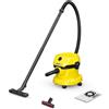Karcher Bidone aspiratutto 1000W (12Lt) WD 2 PLUS V 12 4 18 PET Yellow e Black 1