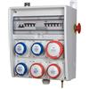 FANTON 74398 Quadro elettrico da cantiere ASC IP65 3 Prese 2P+T 16A + 1 Presa 3P+T 16A + 1 Presa 3P+N+T 16A + 1 Presa 3P+N+T+ 32A con morsettiera ULISSE Interruttore differenziale magnetotermico