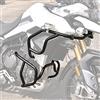 FATExpress Moto Carenatura Highway Crash Bar Superiore Inferiore Protezione motore Paraurti Stunt Cage Frame Protezione dalla caduta per Triumph Tiger 900 Rally/GT/PRO 2020 2021 2022 2023 (Nero-Un set)