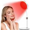 Lampada Terapia Luce Rossa & Infrarossa 660Nm 850Nm, Lampada LED Con Base, Dispo