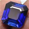 Senza marchio Zaffiro blu Montana naturale certificato 20,60 ct 14x14 mm Asscher Stunning Gems