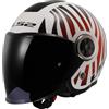 LS2, Casco Moto Jet CLASSY COOL White Wineberry, M