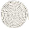 G2PLUS 10M Macrame Cord Cordoncino Cotone 12MM Filo Macrame Cotone Spago Bianco