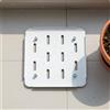 Sottovaso con Ruote Anti-Perdita Portavaso Struttura Robusta per Balcone, Casa