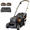 Does not apply WORX Nitro WG737E Tagliaerba a Batteria 40 V (2 X 20 V) - Potente Motore Brushle