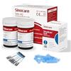 sinocare Strisce Glicemia Data Di Scadenza Fresco Con 50 Strisce E 50 Lancette In mg/dL