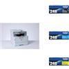 Brother MFCL8390CDW Multifunzione LED a Colori, 30 ppm Kit toner 4 colori TN248BK/C/M/Y fino a 1.000 pag. cad.