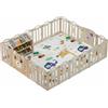 EMP Box in plastica PL40 BEIGE, 185 x 185 cm, beige - N