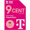 Deutsche Telekom Telekom MagentaMobil Prepagd Basic | 9 ct al minuto/SMS in tutte le reti dt. | Dayflat opzionale (50 MB) disponibile per la navigazione mobile I senza vincoli, controllo completo dei costi I 10 EUR di