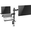 Supporto Monitor Braccio Con Vassoio per Laptop per Schermo LED LCD Da 13 a 32 P