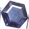 Senza marchio 10,10 Ct Naturale Ceylon Cambia Colore Alessandrite 14x14 mm Esagono Certific...