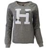 American Collegiate Felpa Grigia Harvard Da Donna AMERICANA COLLEGIATE #W013HA1A NWT