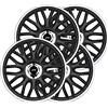 Simoni Racing ORD/15S, Set 4 Copricerchi universali Orden S da 15 pollici, Copriruota auto Nero