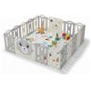 EMP Recinto per Bambini, Plastica, 185 X 185 CM, Grigio - N