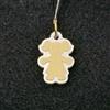 Pendente Oro 18K 750 Mls. Silhouette Bambina. Base Di Madreperla. 12,2 MM.