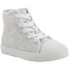 PRIMIGI SCARPE BAMBINA MOD. CONVERSE BIANCO ARGENTO 1468000 DAL 25 AL 35 GLITTER