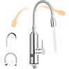 Does not apply Rubinetto Elettrico Con Scaldabagno 230 V per Cucina, Giardino, Bagno, Roulotte,