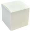Subitodisponibile 10X SETA BIANCO 9x9x9 cm Scatola Bomboniera portaconfetti pieghevole 18LZ