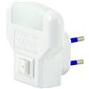 Velamp Punto luce LED (colore:bianco) con interruttore TWILIGHT IL09