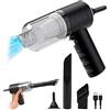 SC0 ASPIRAPOLVERE 3 IN 1 SENZA FILI RICARICABILE AUTO CASA UFFICIO ASPIRA SOFFIA USB