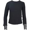 Terez Donna Nero Ologramma Galaxy Lamina T-Shirt #12648337 Nwt