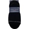 TOMMY HILFIGER Calzini Invisibili Neri Da Donna 3 Paia Taglia 6-9.5 NWT