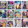 BigWig Prints Poster da basket NBA con Steph Curry, Kobe Bryant, Kevin Durant, LeBron, Warriors, Lakers, set da 12 pezzi (senza cornice, 20,3 x 25,4 cm)