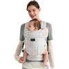 Does not apply Herihuge Marsupio Neonato, Tessuto Jacquard Elegante E Resistente,3,2-20 Kg(3-24
