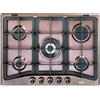 De'Longhi De Longhi ROF 57 PRO Piano Cottura Da incasso Gas 5 Fornello colore Rame