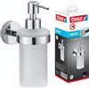 Does not apply Smooz Dispenser Sapone Liquido - Portasapone in Metallo Cromato E Vetro Satinato