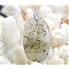 JM IMPORT Quarzo Epidoto 67 Carati - Ciondolo Cabochon Pietra Naturale - Cina DR54