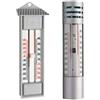Neolab 2 - 9817 Maxima del termometro minima, Telaio in alluminio, di 30 fino a + 50 gradi C, mercurio (Confezione da 1 pezzi)