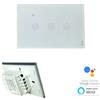 SC0 INTERRUTTORE LUCI SMART WIFI PARETE TOUCH ALEXA GOOGLE HOME SCATOLA 503 3 TASTI